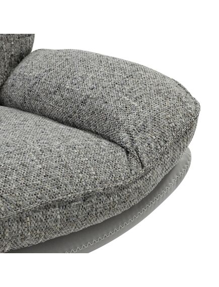 Krēsls ROY Grey Chenille Armchair, 2 image