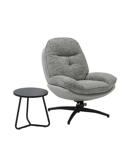 Krēsls ROY Grey Chenille Armchair, 3 image