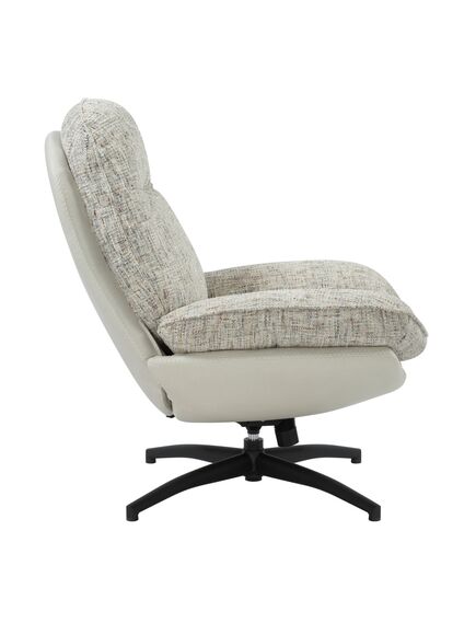Krēsls ROY Light Grey Chenille Armchair, 4 image