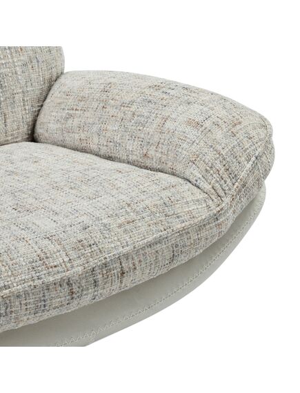 Krēsls ROY Light Grey Chenille Armchair, 7 image