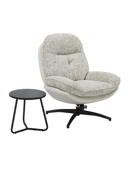 Krēsls ROY Light Grey Chenille Armchair, 2 image