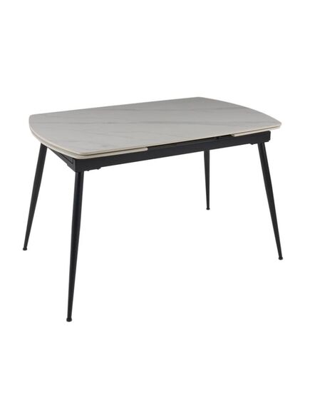 Galds VELA 110-170x75 White Marble Matt Table