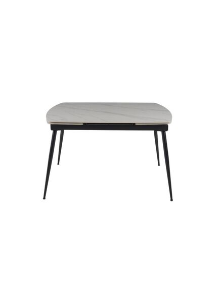 Galds VELA 110-170x75 White Marble Matt Table, изображение 2