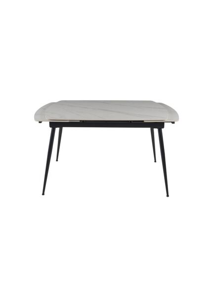 Galds VELA 110-170x75 White Marble Matt Table, изображение 3