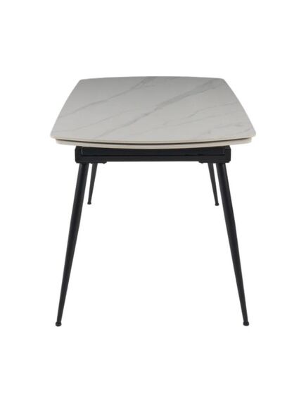 Galds VELA 110-170x75 White Marble Matt Table, изображение 6