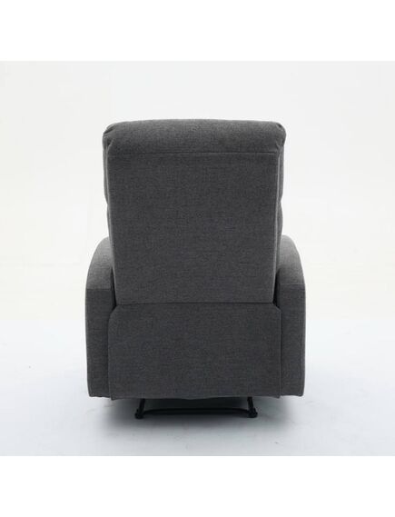 Krēsls VETIVER Grey Burlap Armchair, 5 image