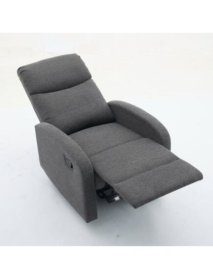 Krēsls VETIVER Grey Burlap Armchair, 6 image