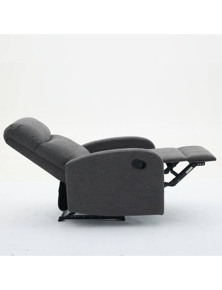 Krēsls VETIVER Grey Burlap Armchair