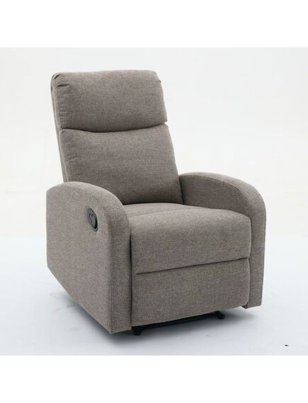 Krēsls VETIVER Light Brown Burlap Armchair