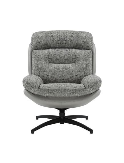 Krēsls YORK Grey Chenille Armchair, 4 image