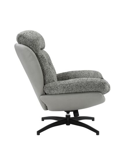 Krēsls YORK Grey Chenille Armchair, 5 image