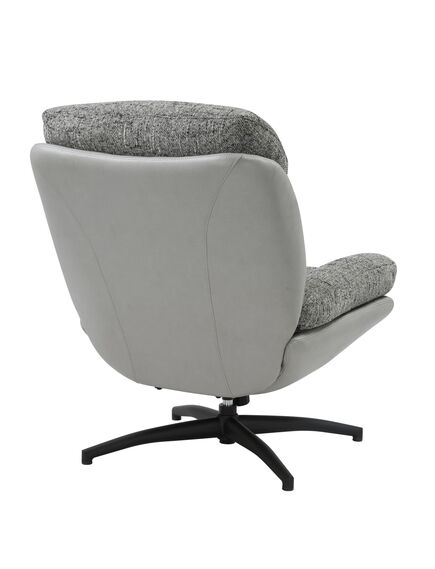 Krēsls YORK Grey Chenille Armchair, 6 image
