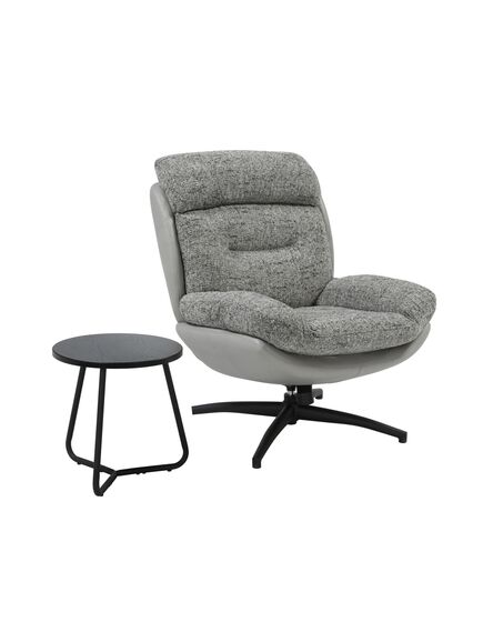 Krēsls YORK Grey Chenille Armchair, 3 image