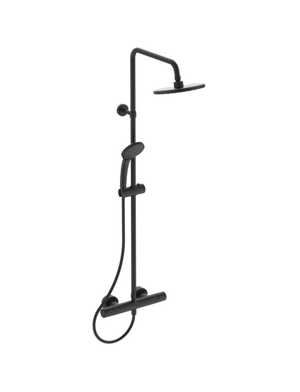 Ideal Standard Termostāts ar augšējo un rokas dušu Ceratherm IdealStandard melns