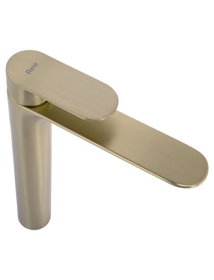 Rea Sanitary Bateria Umywalkowa REA Drop Złota Szczotkowana Wysoka, изображение 4