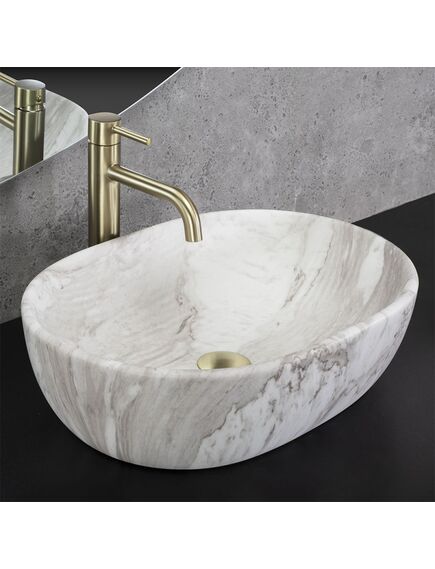 Rea Sanitary Umywalka Nablatowa REA Amelia ASH MATT, 2 image