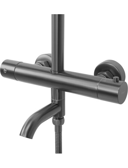 Rea Sanitary Zestaw Prysznicowy Natryskowy Z Termostatem Rea Lungo Tytan, 5 image