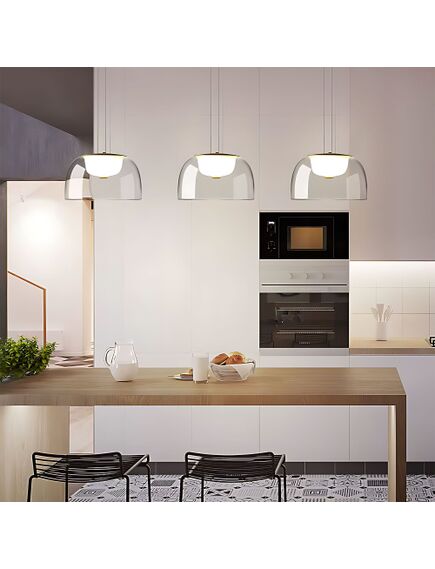 Toolight LAMPA WISZĄCA LED APP1690-1PC B Złota, 5 image