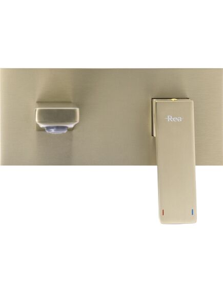 Rea Sanitary Bateria Umywalkowa Podtynkowa REA Joe Złota Szczotkowana, 3 image