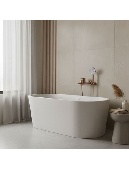 Rea Sanitary Bateria wannowa REA DROP Miedź Szczotkowana, изображение 3