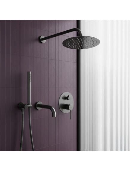 Rea Sanitary Zestaw wannowo-prysznicowy podtynkowy Rea Lungo Tytan + BOX, 2 image