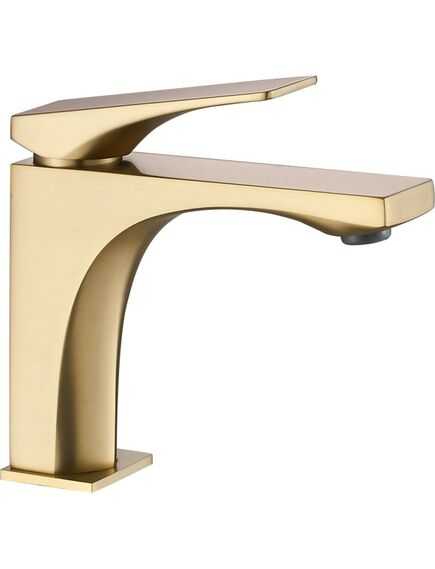 Rea Sanitary Bateria Umywalkowa REA Joe Złota Szczotkowana Niska, изображение 5