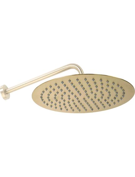 Rea Sanitary Deszczownica okrągła Rea 25cm Złota Szczotkowana