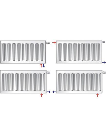 Purmo Tērauda paneļu radiators Purmo Ventil Compact Tips 33 H500/L1200 - gab., 3 image