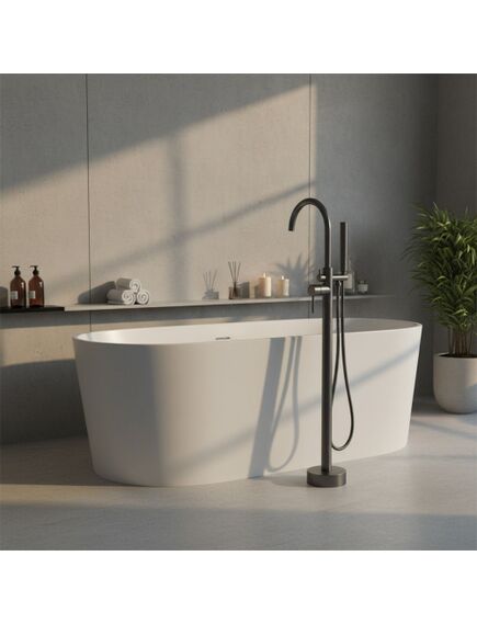 Rea Sanitary Bateria wannowa podłogowa Rea Lungo Tytan, изображение 2