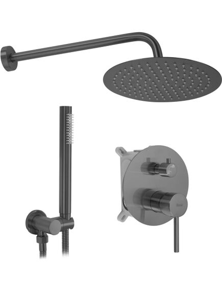 Rea Sanitary Zestaw natryskowy podtynkowy Rea Lungo Tytan + BOX