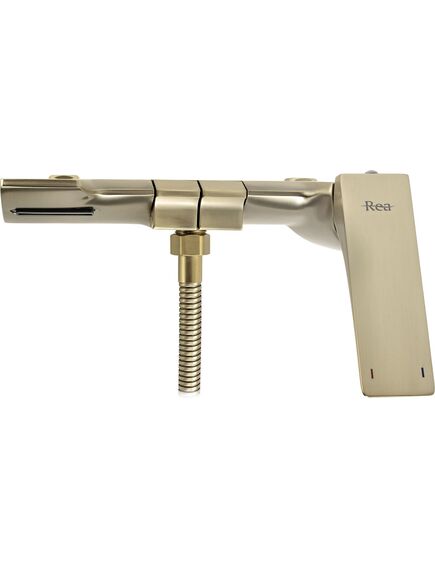 Rea Sanitary Bateria Wannowa REA Joe Złota Szczotkowana, 3 image