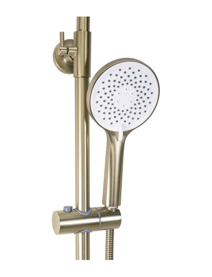 Rea Sanitary Zestaw natryskowy Rea DROP Złoty Szczotkowany, 4 image