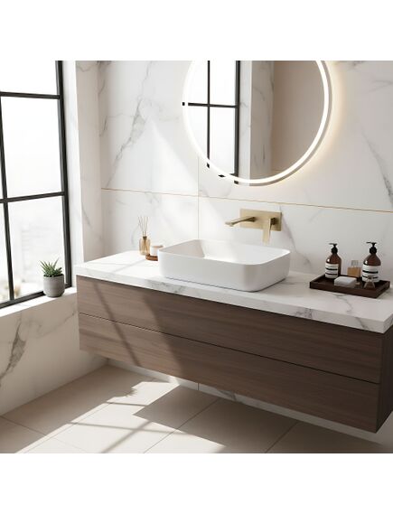 Rea Sanitary Bateria Umywalkowa Podtynkowa REA Joe Złota Szczotkowana, 5 image