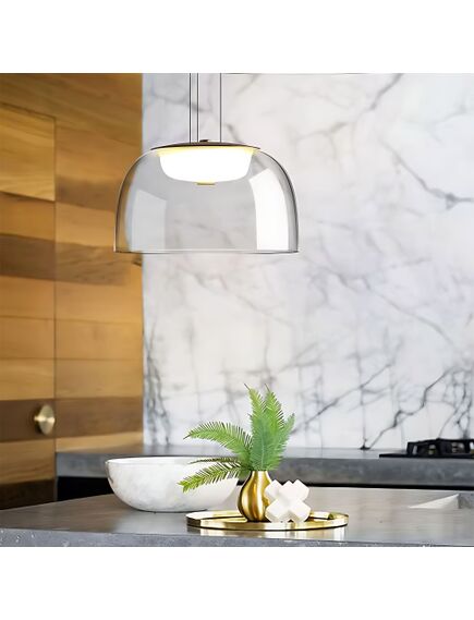 Toolight LAMPA WISZĄCA LED APP1690-1PC B Złota, 2 image