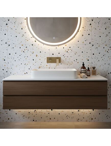 Rea Sanitary Bateria Umywalkowa Podtynkowa REA Joe Złota Szczotkowana, 4 image