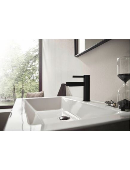 Hansgrohe Finoris 110 izlietnes maisītājs, ar pop-up, matēts melns, изображение 3