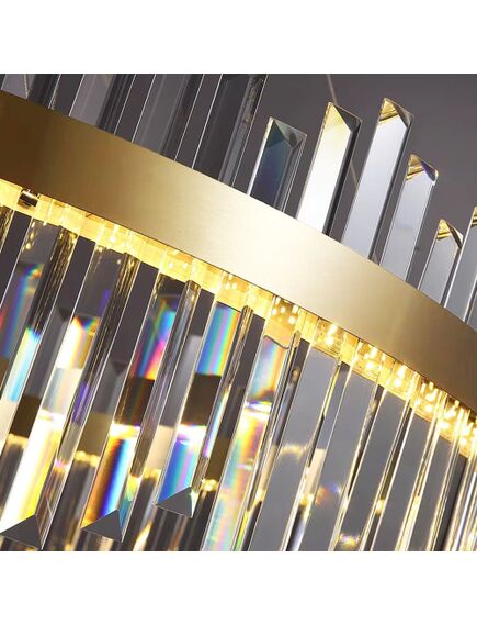 Toolight Lampa sufitowa kryształowa APP1515-CP60 Złota, 5 image