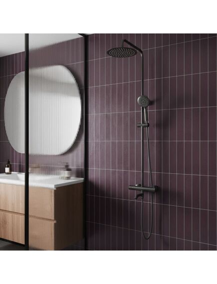 Rea Sanitary Zestaw Prysznicowy Natryskowy Z Termostatem Rea Lungo Tytan, 2 image