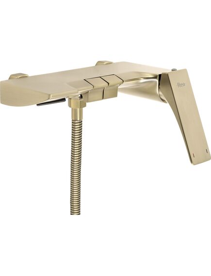 Rea Sanitary Bateria Wannowa REA Joe Złota Szczotkowana, 2 image