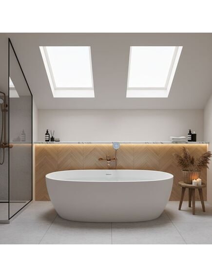 Rea Sanitary Bateria wannowa REA DROP Miedź Szczotkowana, изображение 2