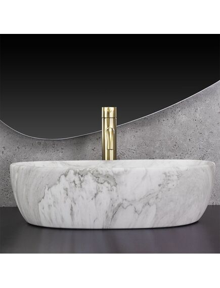 Rea Sanitary Umywalka Nablatowa REA Amelia ASH MATT, 3 image