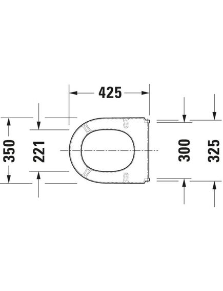 Duravit poda sēdriņķis ar vāku Starck 3, balts, 2 image