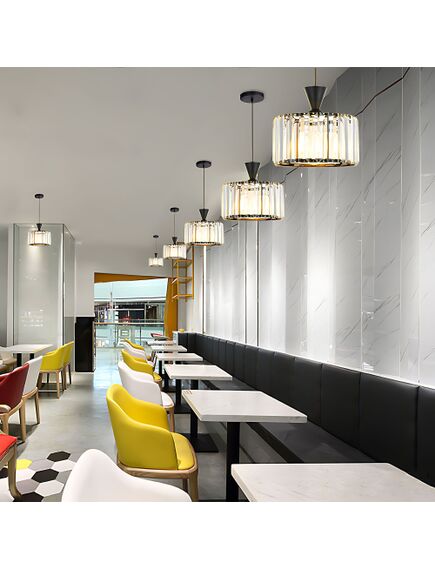 Toolight Lampa wisząca EBT027-1CP Czarna, изображение 4