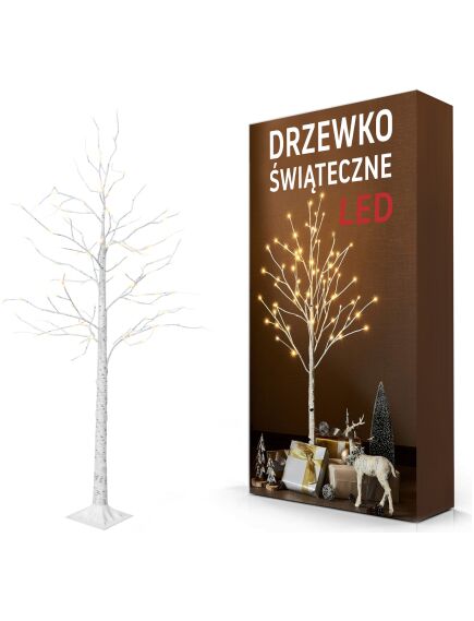 Tutumi DRZEWKO ŚWIĄTECZNE LED BRZOZA 150CM CD007-72