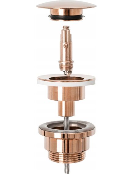 REA  izlietnes spraudnis, universāls klikšķis Rea Rose Gold, 4 image