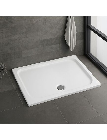 Rea Sanitary Brodzik prysznicowy akrylowy Rea Belmond biały 80x100, 2 image