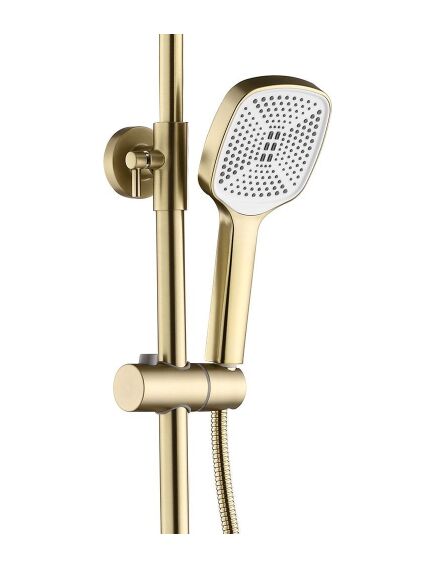 Rea Sanitary Zestaw Prysznicowy REA STORM ZŁOTY SZCZOTKOWANY, 4 image