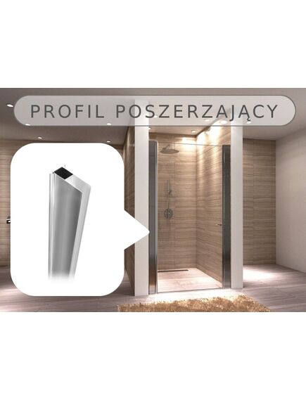 REA K7512 pagarinājuma profils kabīnēm un durvīm, 2 image