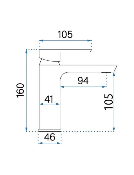Rea Sanitary Bateria Umywalkowa REA ARGUS Złota Niska, 7 image