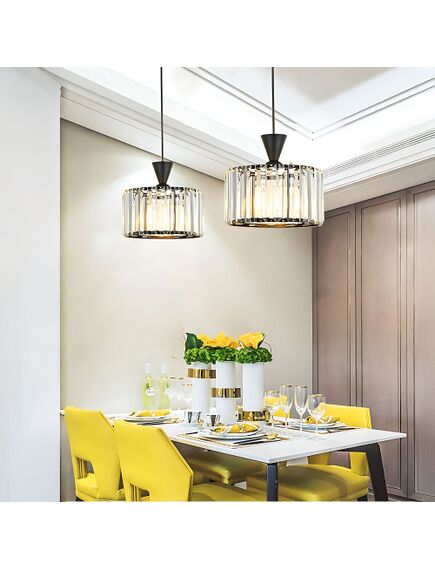 Toolight Lampa wisząca EBT027-1CP Czarna, изображение 3